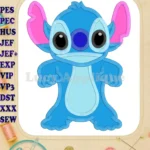 Lilo and Stitch Applique 03 Embroidery Design - Instant Download