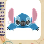 Lilo and Stitch Fill Embroidery Design 01 - Instant Download