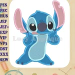 Lilo and Stitch Fill Embroidery Design 03 - Instant Download