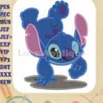 Lilo and Stitch Fill Embroidery Design 04 - Instant Download