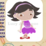 Little Einsteins June Filled Embroidery Design - Instant Download