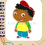 Little Einsteins Quincy Applique Design - Instant Download