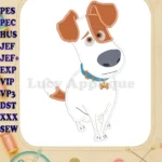 Max The Secret Life of Pets Applique Design 01 - Instant Download