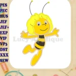 Maya the Bee Applique Design 01 - Instant Download