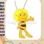 Maya the Bee Applique Design 03 - Instant Download