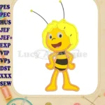 Maya the Bee Applique Design 05 - Instant Download