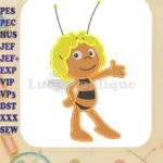 Maya the Bee Fill Embroidery Design 03 - Instant Download