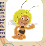 Maya the Bee Fill Embroidery Design 04 - Instant Download