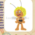 Maya the Bee Fill Embroidery Design 05 - Instant Download