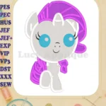 My Little Pony Fill Machine Embroidery Design - Instant Download