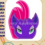 My Little Pony Head Applique Embroidery Design - Instant Download
