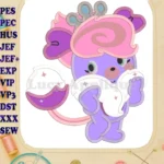 Popples Applique Design 01 - Instant Download