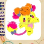 Popples Applique Design 03 - Instant Download