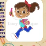 Ruby Ramirez Rusty Rivets Applique Design 01 - Instant Download