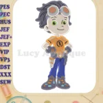 Rusty Rivets Fill Embroidery Design 01 - Instant Download