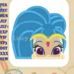 Shimmer and Shine Fill Machine 01 Embroidery Design - Instant Download