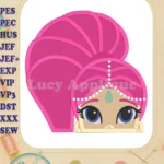 Shimmer and Shine Fill Machine 02 Embroidery Design - Instant Download