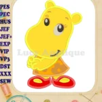 Shy Tasha Backyardigans Applique Design - Instant Download
