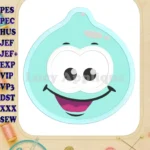 Sky Jelly Applique Embroidery Design - Instant Download