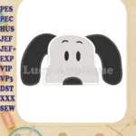 Snoopy Fill Machine Embroidery Design - Instant Download