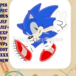 Sonic the Hedgehog Applique Design 02 - Instant Download