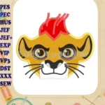 The Lion Guard Head Applique Embroidery Design - Instant Download