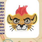 The Lion Guard Head Fill Machine Embroidery Design - Instant Download