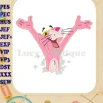 The Pink Panther Applique Design 01 - Instant Download