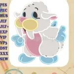 The Wuzzles Fill Embroidery Design 01 - Instant Download