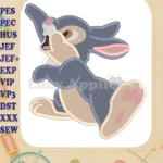 Thumper Bambi Fill Embroidery Design 01 - Instant Download