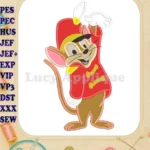 Timothy Q Mouse Applique Design 01 - Instant Download
