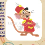 Timothy Q Mouse Fill Embroidery Design 02 - Instant Download