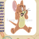 Tom and Jerry Fill Embroidery Design 05 - Instant Download
