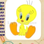 Tweety Applique Design 01 - Instant Download