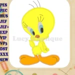 Tweety Applique Design 02 - Instant Download