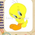 Tweety Applique Design 04 - Instant Download