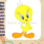Tweety Applique Design 05 - Instant Download