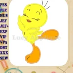 Tweety Applique Design 06 - Instant Download