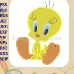 Tweety Fill Embroidery Design 01 - Instant Download