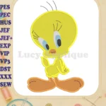 Tweety Fill Embroidery Design 02 - Instant Download
