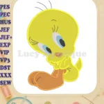 Tweety Fill Embroidery Design 04 - Instant Download