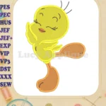 Tweety Fill Embroidery Design 06 - Instant Download