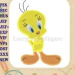 Tweety Fill Embroidery Design 07 - Instant Download