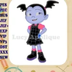 Vampirina Applique Design 01 - Instant Download