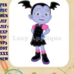 Vampirina Applique Design 04 - Instant Download