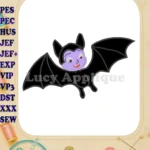 Vampirina Bat Applique Design 01 - Instant Download