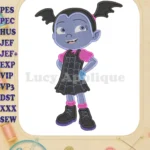 Vampirina Fill Embroidery Design 01 - Instant Download