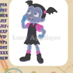Vampirina Fill Embroidery Design 02 - Instant Download