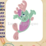 Woolrus The Wuzzles Fill Embroidery Design 01 - Instant Download