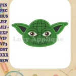 Yoda Star Wars Head Fill Machine Embroidery Design - Instant Download
